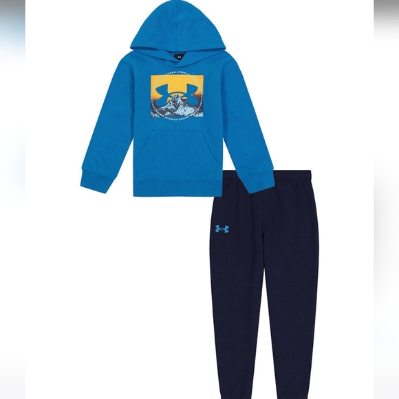 🆕️ Under Armour Above All Graphic Hoody & Joggers - Picture 1 of 8